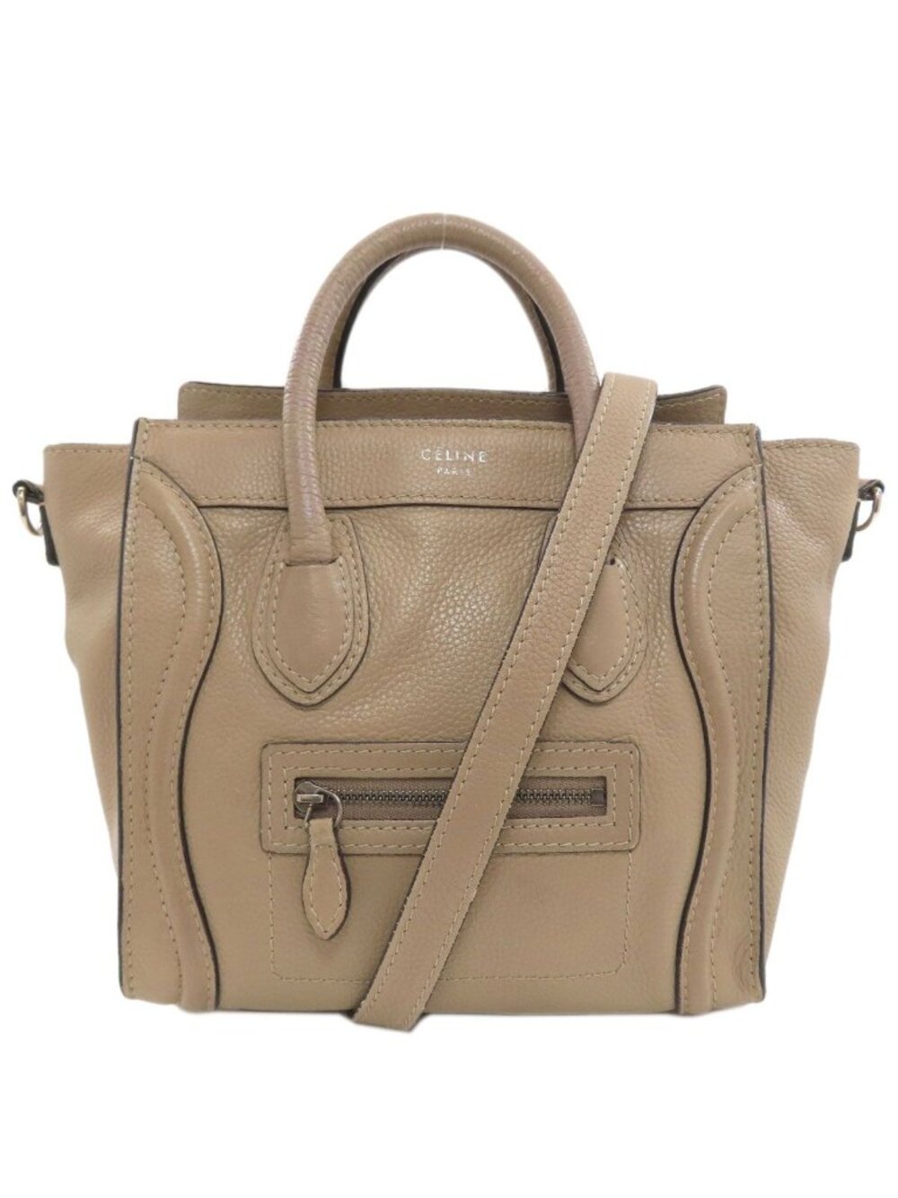 Celine Luggage Nano 2-Way Handbag Calfskin
